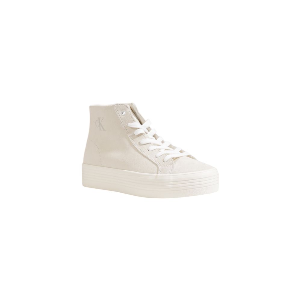 Calvin Klein Jeans Beige Suede Leather Sneaker