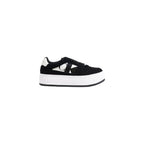 Calvin Klein Jeans Black Leather Platform Sneakers