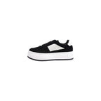 Calvin Klein Jeans Black Leather Platform Sneakers