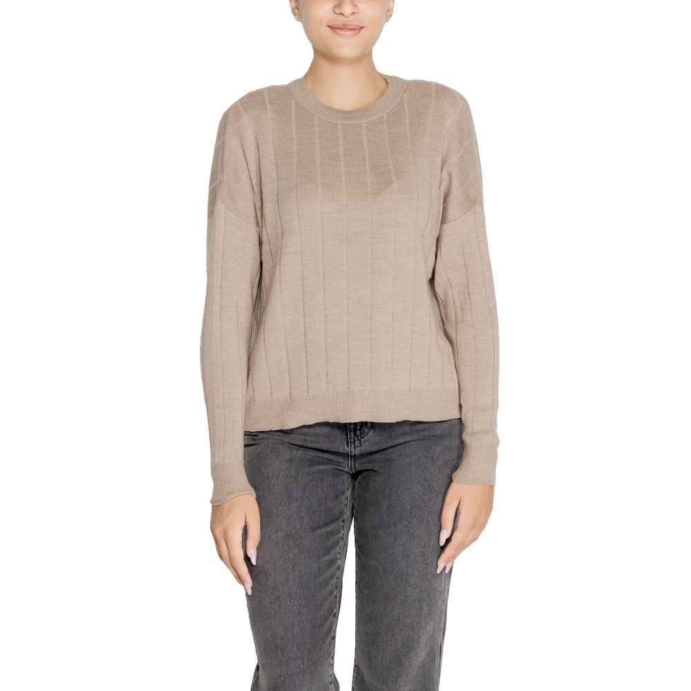 Only Beige Marabou Sweater
