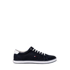 Tommy Hilfiger Blue Cotton Low Top Sneakers