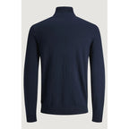 Jack Jones Blue Cotton Turtleneck