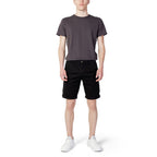 Jack Jones Black Cotton Shorts
