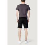 Jack Jones Black Cotton Shorts