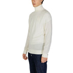 Calvin Klein Jeans Cream Wool Turtleneck