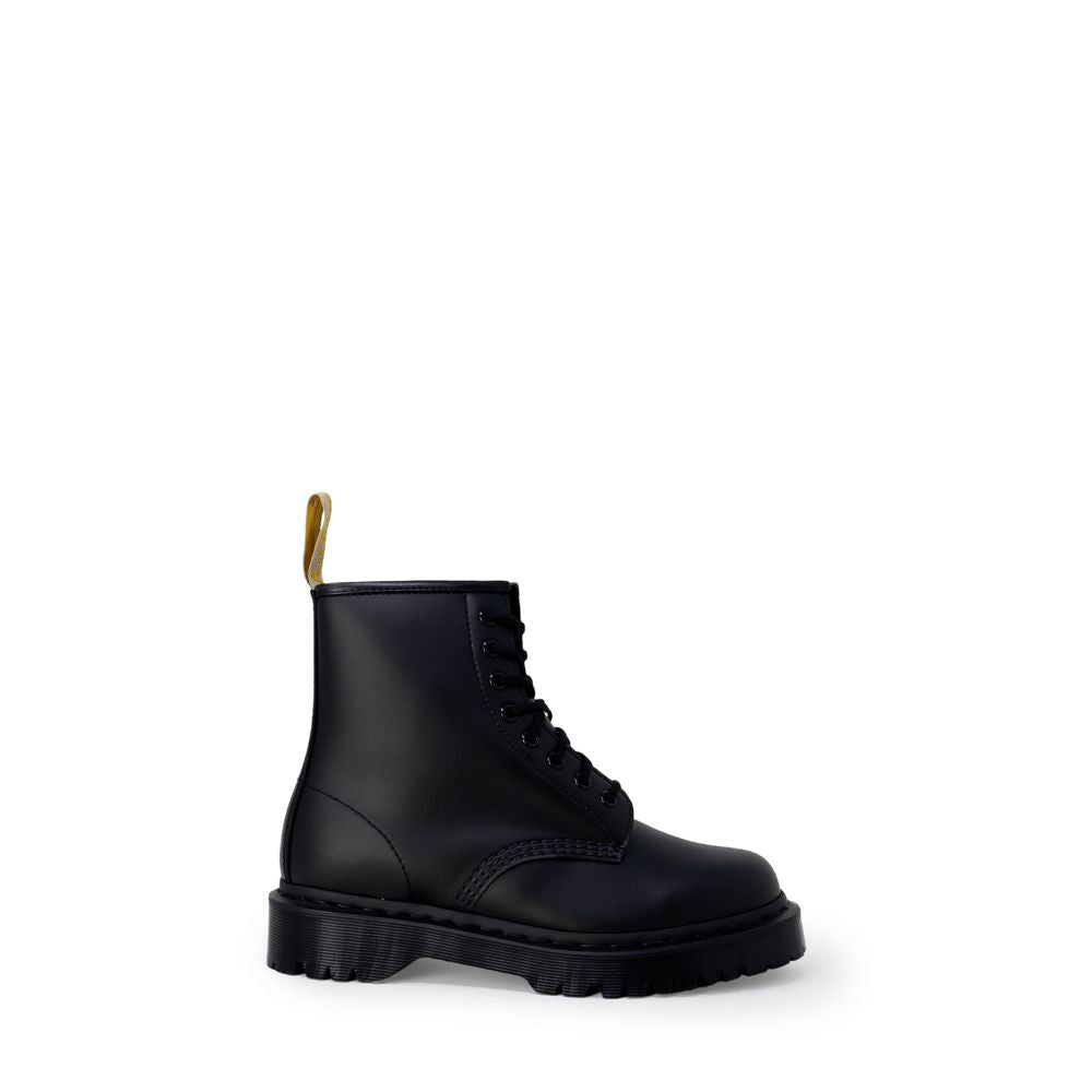 Dr. Martens Black Polyester Lace-Up Boots
