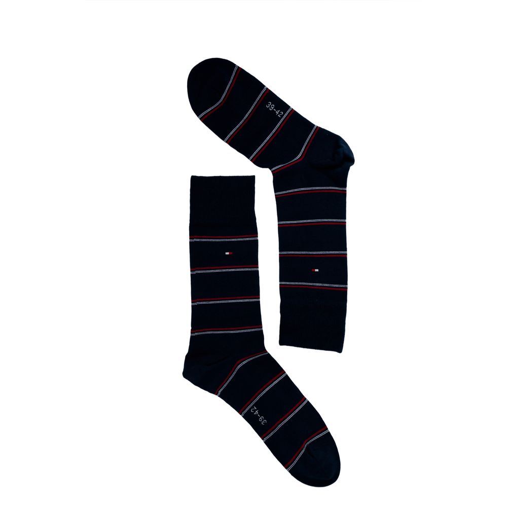 Tommy Hilfiger Blue Cotton Sock - Maison Luxe