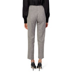 Sandro Ferrone Gray Polyester Pant