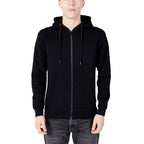 Jack Jones Black Polyester Hoodie