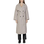 Only Beige Polyester Coat