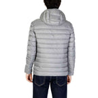 Gianni Lupo Gray Polyamide Jackets & Coat