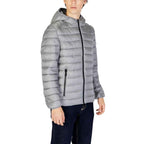 Gianni Lupo Gray Polyamide Jackets & Coat