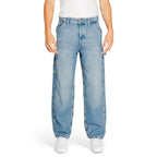 Jack Jones Blue Cotton Relaxed Fit Jeans