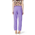 Only Purple Polyester Pant
