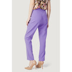 Only Purple Polyester Pants
