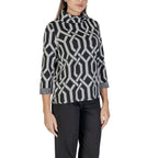 Street One Black Polyester Sweatshirt