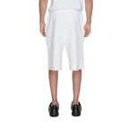 Underclub White Cotton Bermuda Shorts
