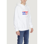 Underclub White Cotton Hoodie