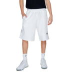 Underclub White Cotton Bermuda Shorts