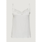 Jacqueline De Yong White Polyester Tank Tops