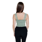 Vero Moda Green Viscose Tank Top