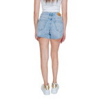 Vero Moda Light Blue Cotton Short