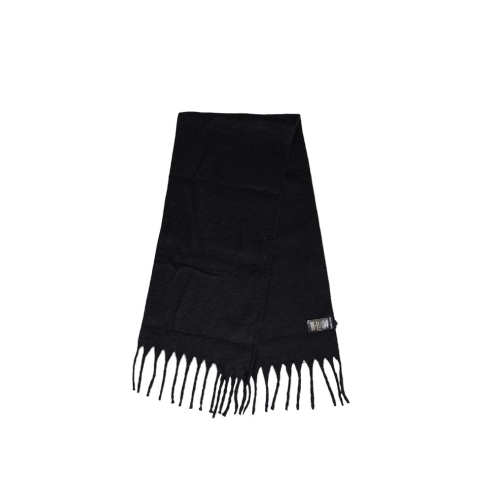 Antony Morato Black Polyester Scarf - Maison Luxe