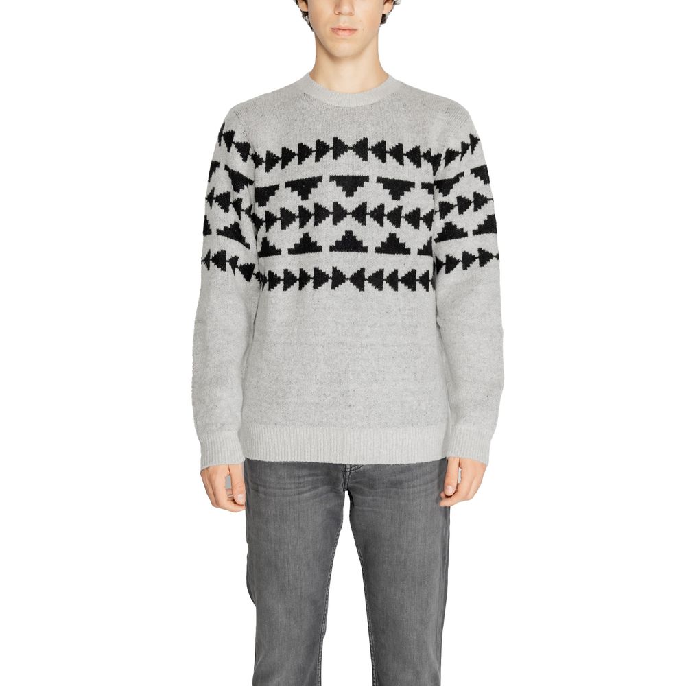 Antony Morato Gray Marabou Sweater
