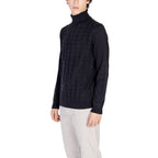 Antony Morato Black Cotton Turtleneck