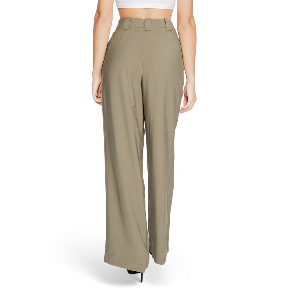 Morgan De Toi Green Cotton Pant