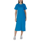 B.Young Blue Cotton Midi
