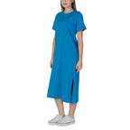 B.Young Blue Cotton Midi