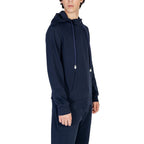 Emporio Armani Underwear Blue Cotton Hoodie