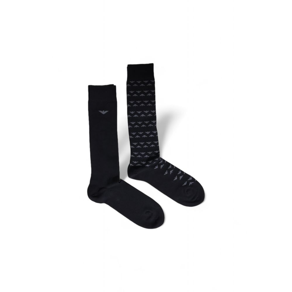 Emporio Armani Underwear Black Cotton Socks