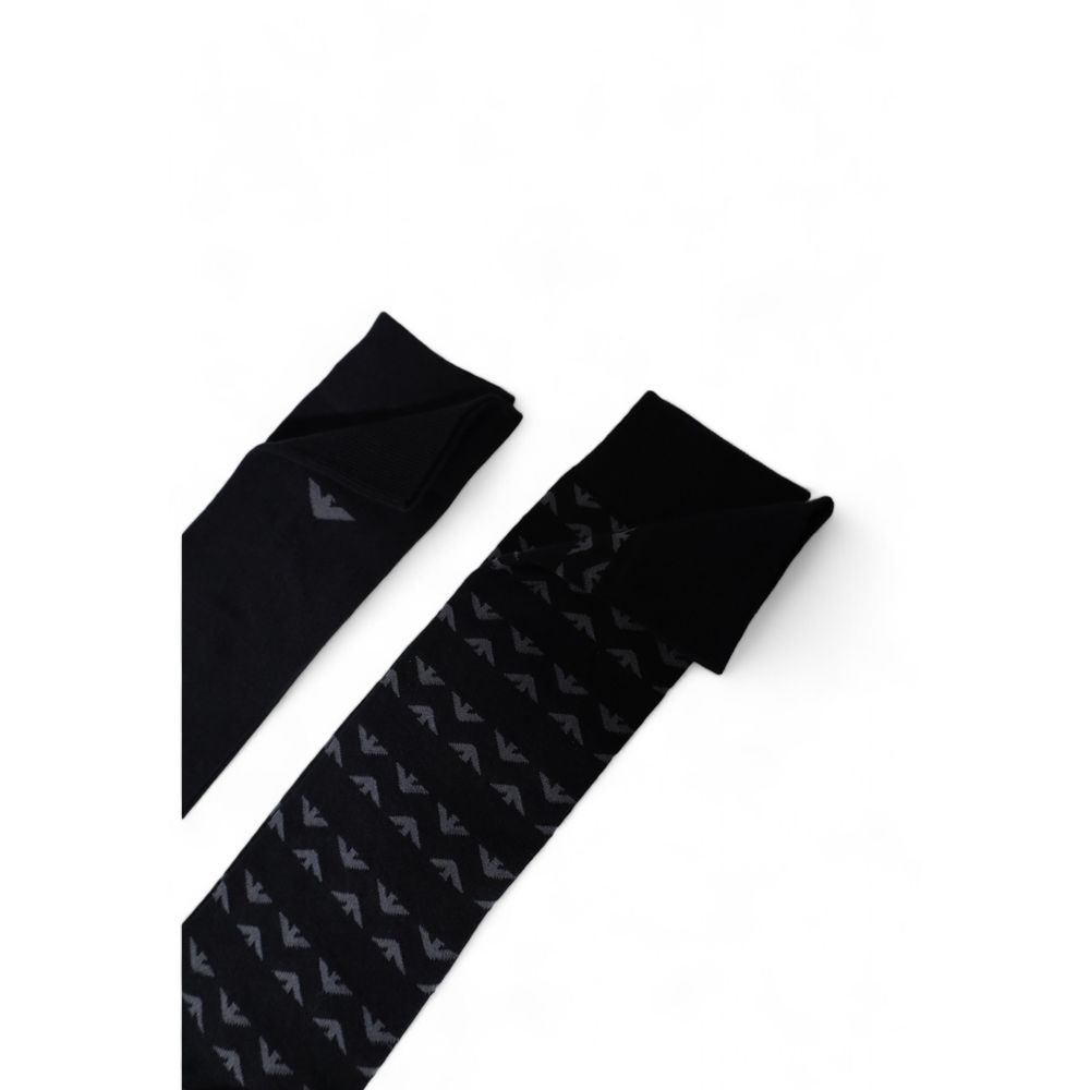 Emporio Armani Underwear Black Cotton Sock - Maison Luxe