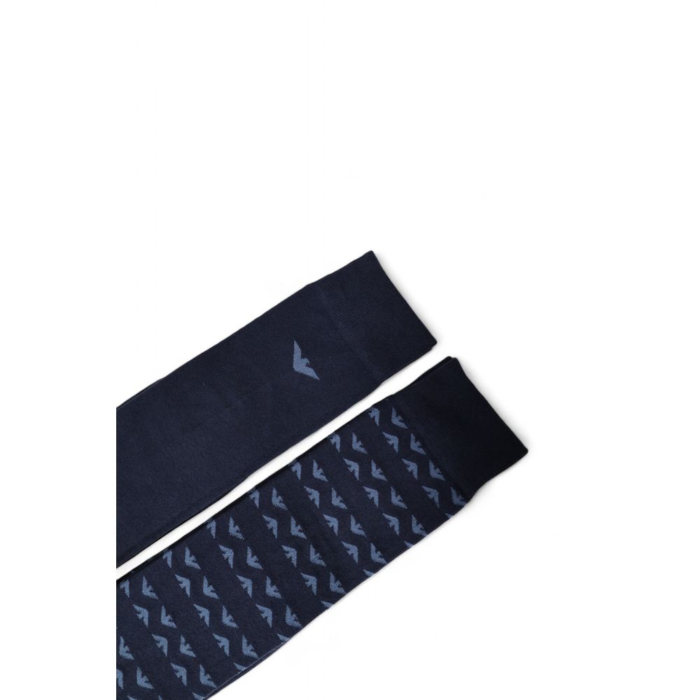 Emporio Armani Underwear Blue Cotton Sock - Maison Luxe
