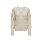Jacqueline De Yong Cream Marabou Sweater