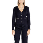 Morgan De Toi Blue Viscose Cardigan