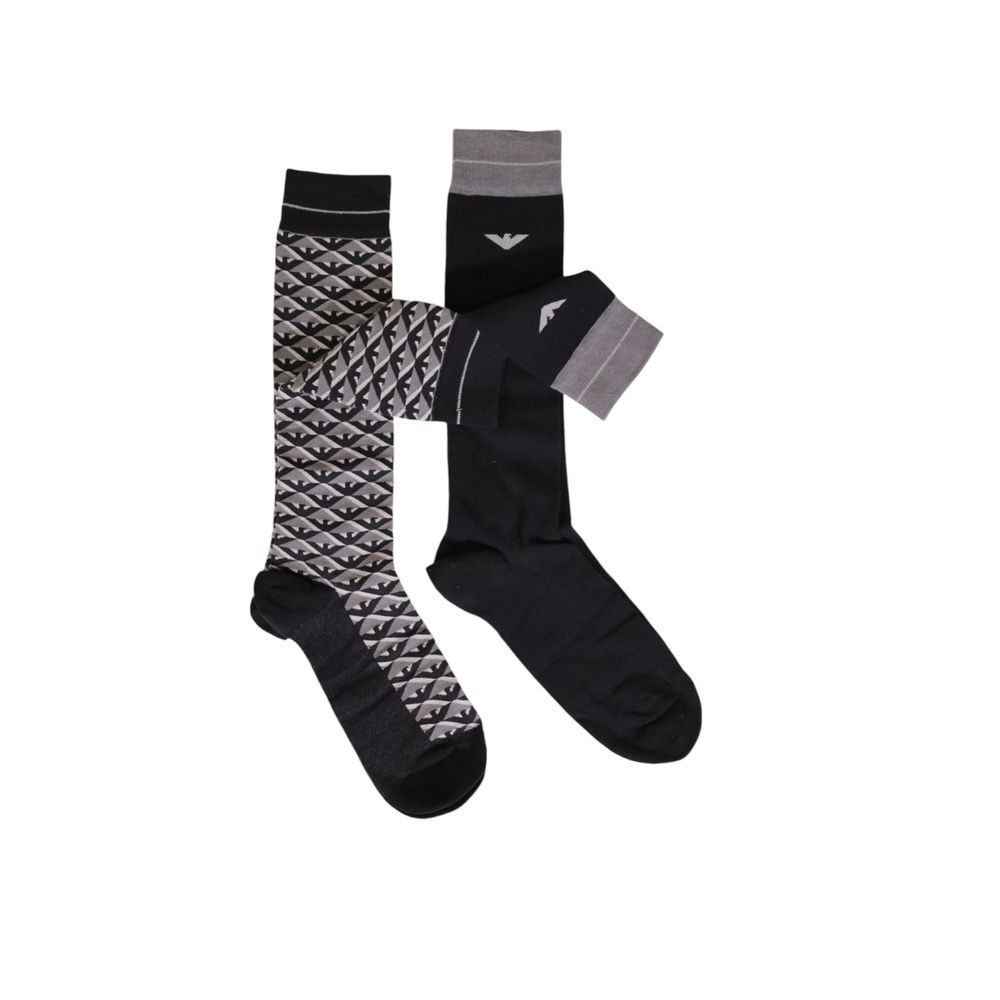 Emporio Armani Underwear Gray Cotton Sock - Maison Luxe