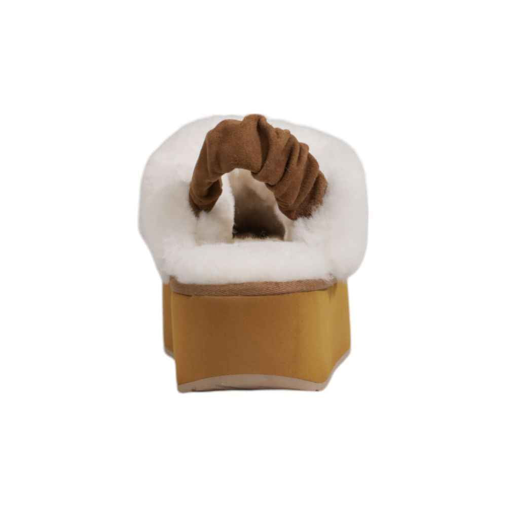 EMU Australia Beige Suede Leather Platform