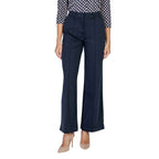 ICHI Blue Polyester Pant