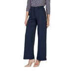ICHI Blue Polyester Pant