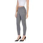 ICHI Black Polyester Skinny Pant