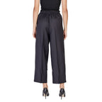 ICHI Black Polyester Pant