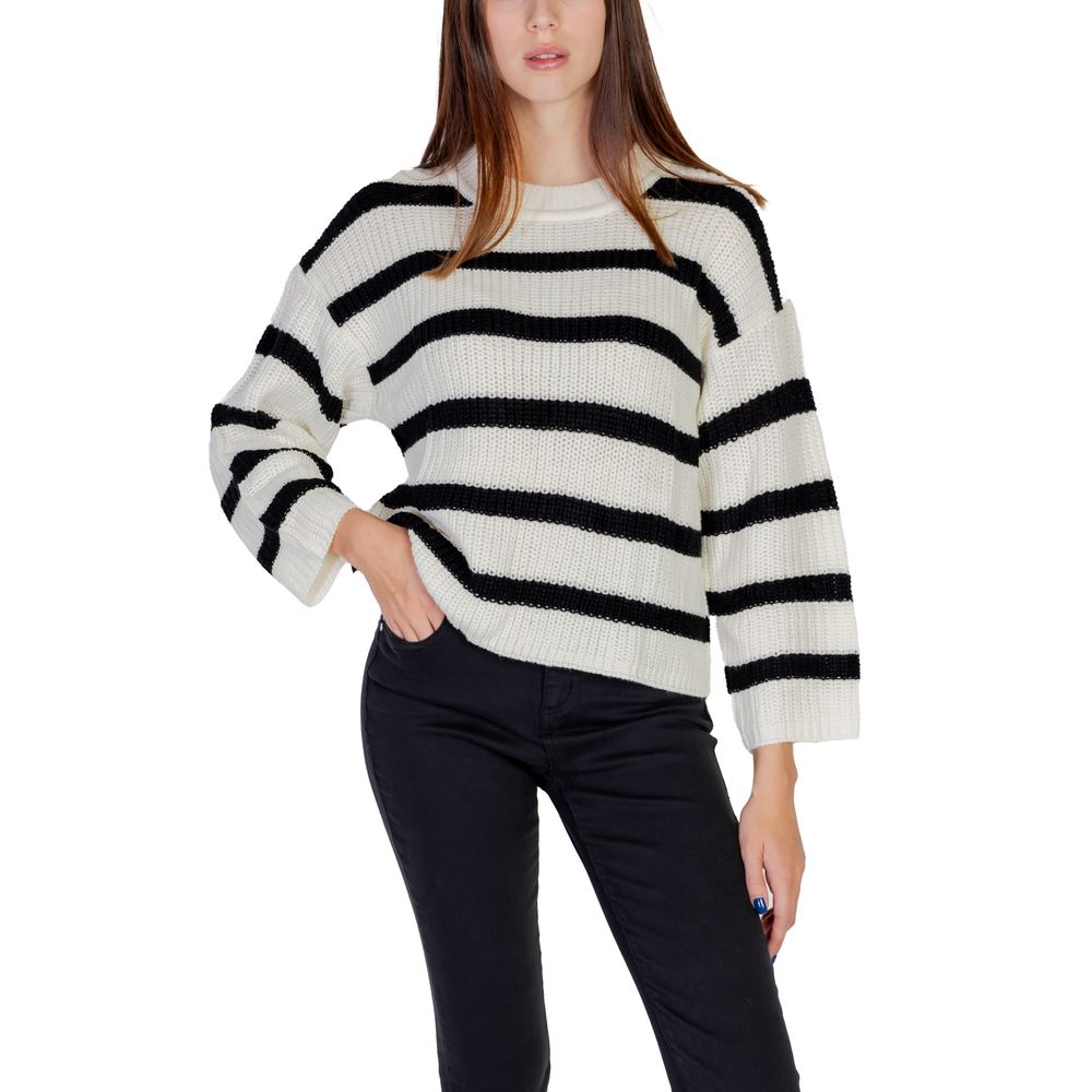 Jacqueline De Yong Cream Marabou Sweater