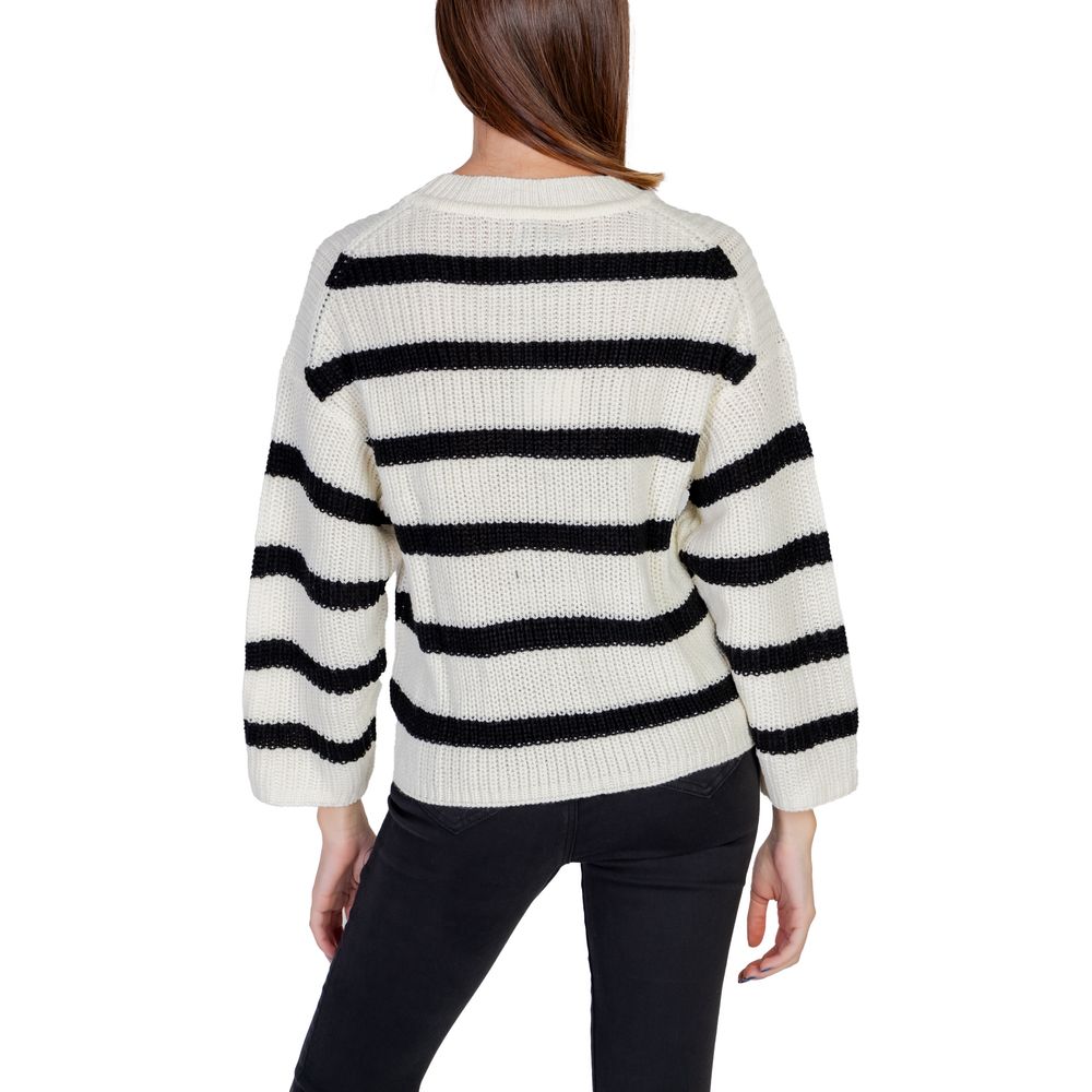 Jacqueline De Yong Cream Marabou Sweater