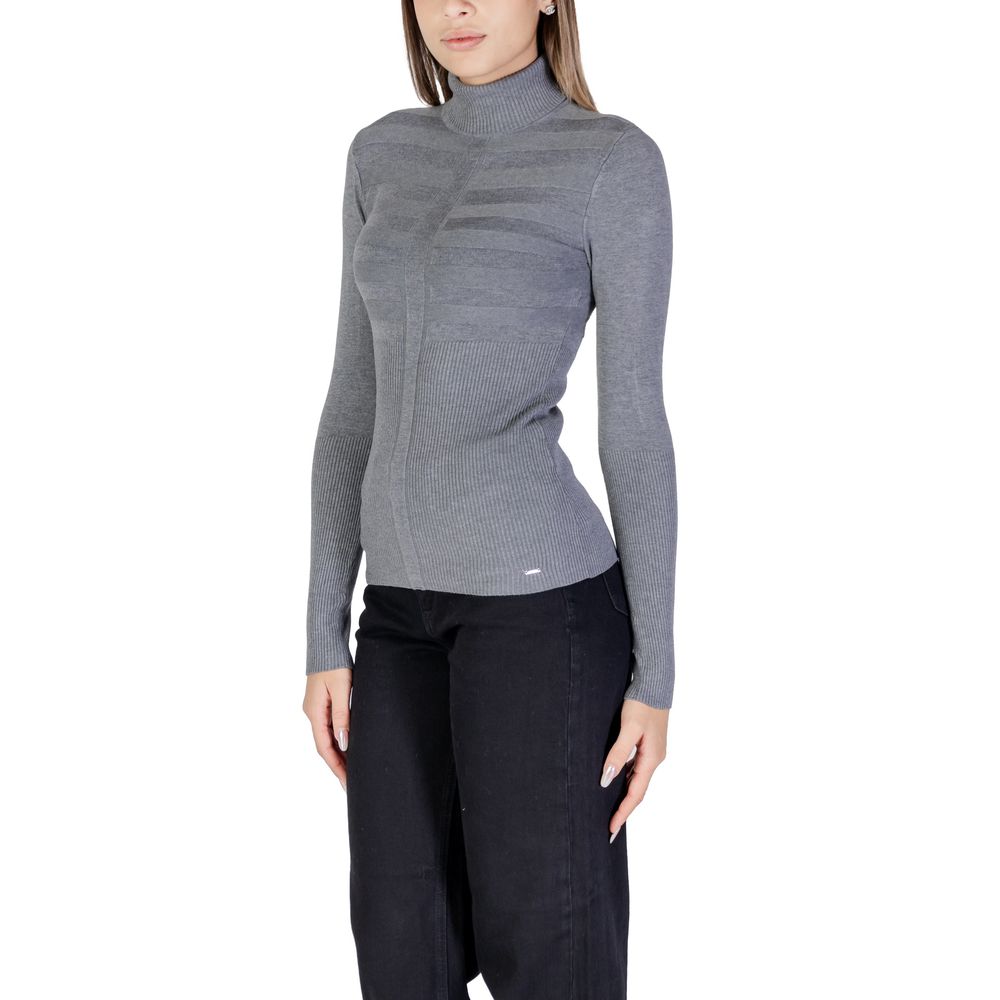 Morgan De Toi Gray Viscose Turtleneck