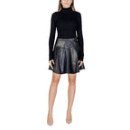 Morgan De Toi Black Viscose Midi Dress