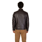 Hamaki-Ho Brown Leather Jacket
