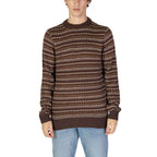 Only & Sons Brown Cotton Sweatshirt